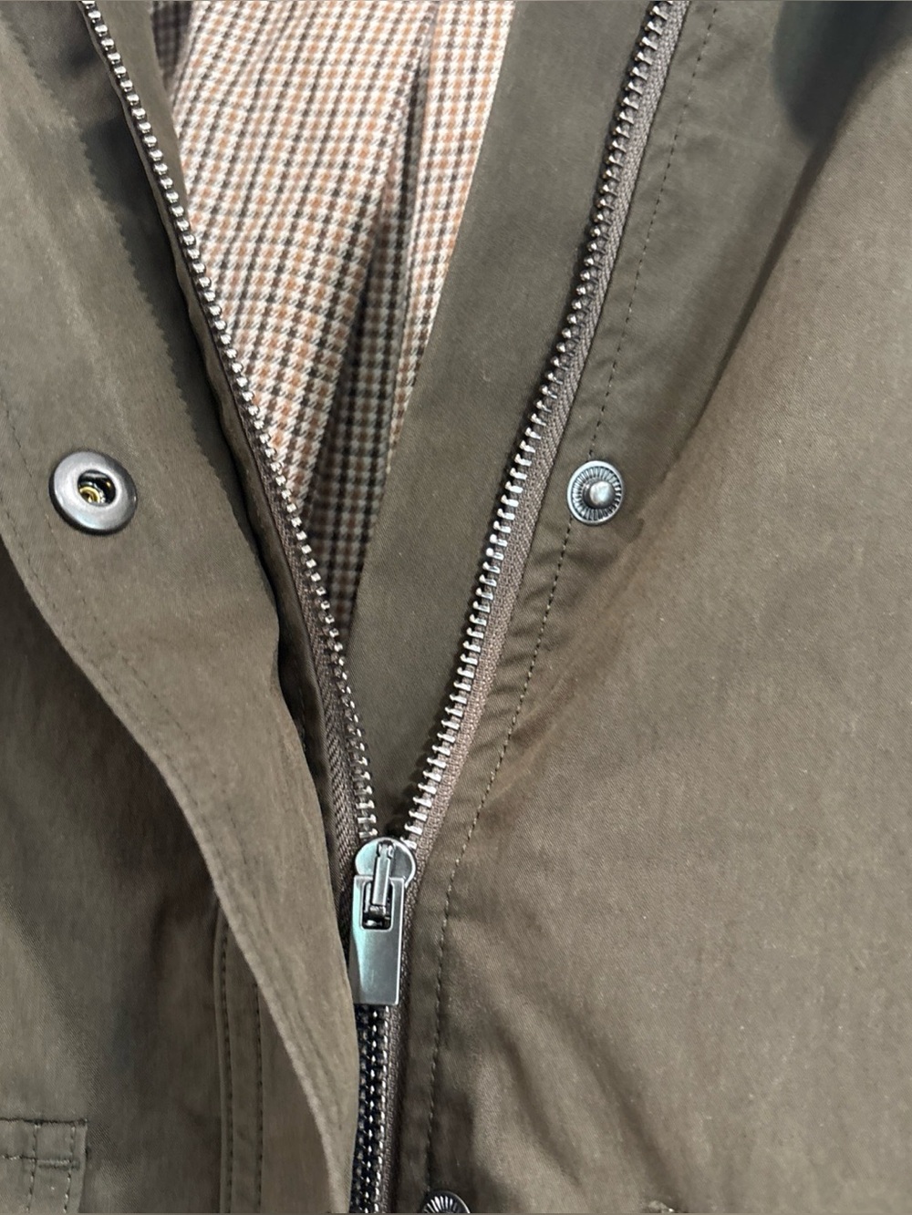 Madewell The Billie Short Barn Jacket Trench Green Vintage Canvas Womens Size M - Picture 2 of 13